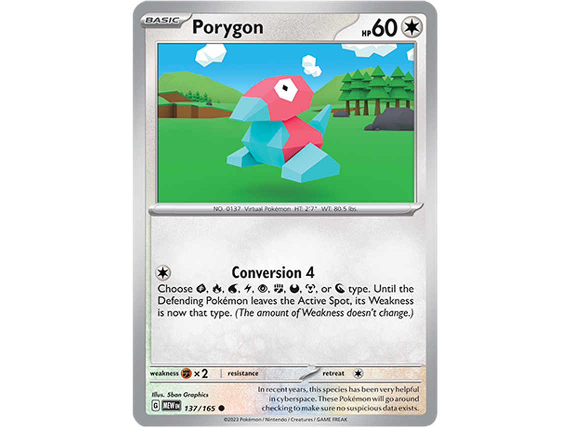 [137/165] [Porygon] [MEW] 1