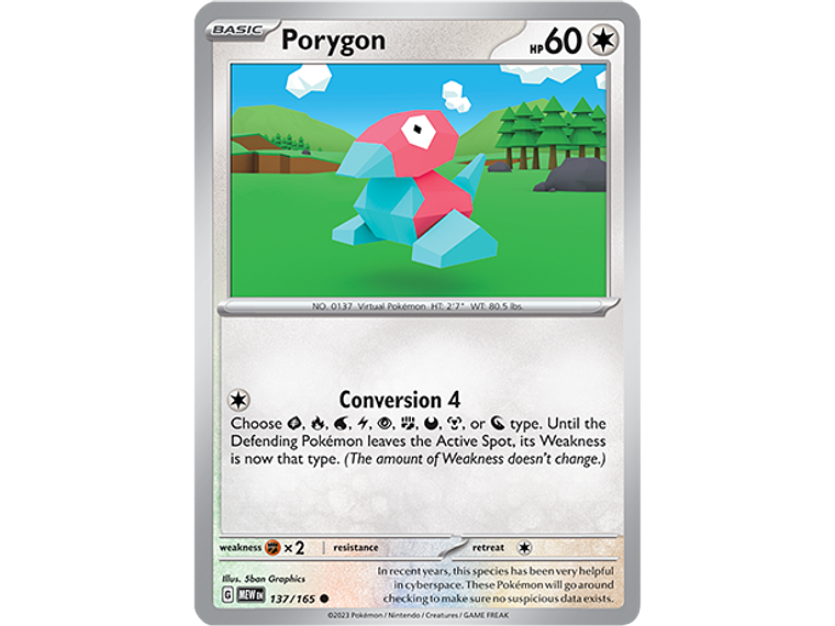 [137/165] [Porygon] [MEW] 1