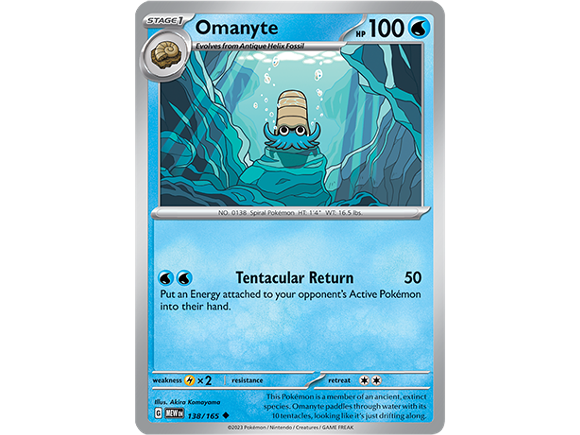[138/165] [Omanyte] [MEW] 1