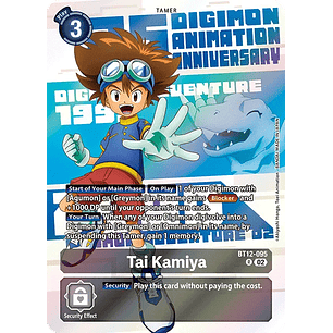 [BT12-095] [Tai Kamiya] [Tamer] [Rare] [Alternative Art] [Foil]