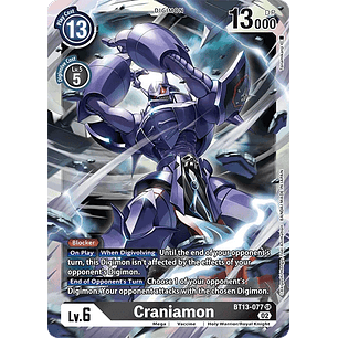 [BT13-077] [Craniamon] [Digimon] [Super Rare] [Normal Art] [Foil]