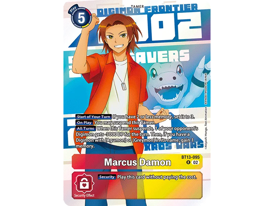 [BT13-095] [Marcus Damon] [Tamer] [Rare] [Alternative Art] [Foil] 1