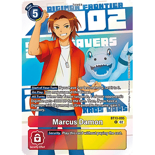 [BT13-095] [Marcus Damon] [Tamer] [Rare] [Alternative Art] [Foil]