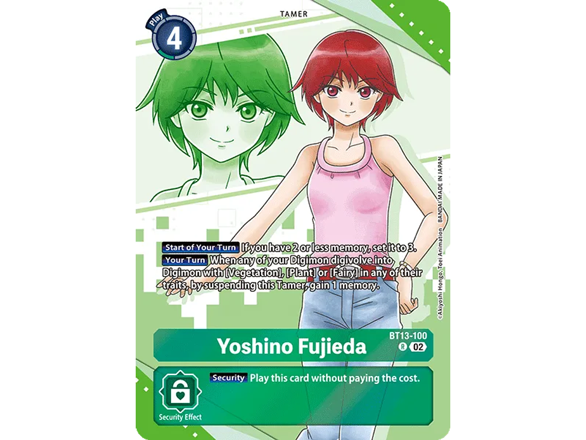 [BT13-100] [Yoshino Fujieda] [Tamer] [Rare] [Alternative Art] [Foil] 1