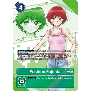 [BT13-100] [Yoshino Fujieda] [Tamer] [Rare] [Alternative Art] [Foil]