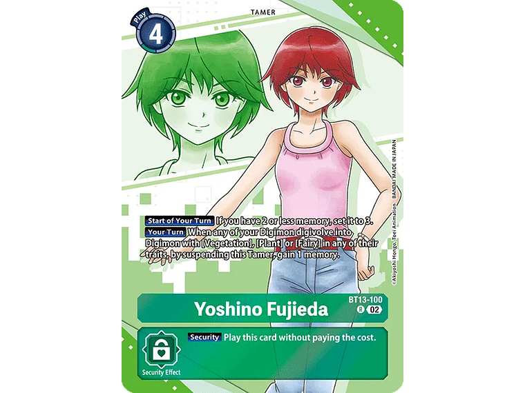 [BT13-100] [Yoshino Fujieda] [Tamer] [Rare] [Alternative Art] [Foil] 1