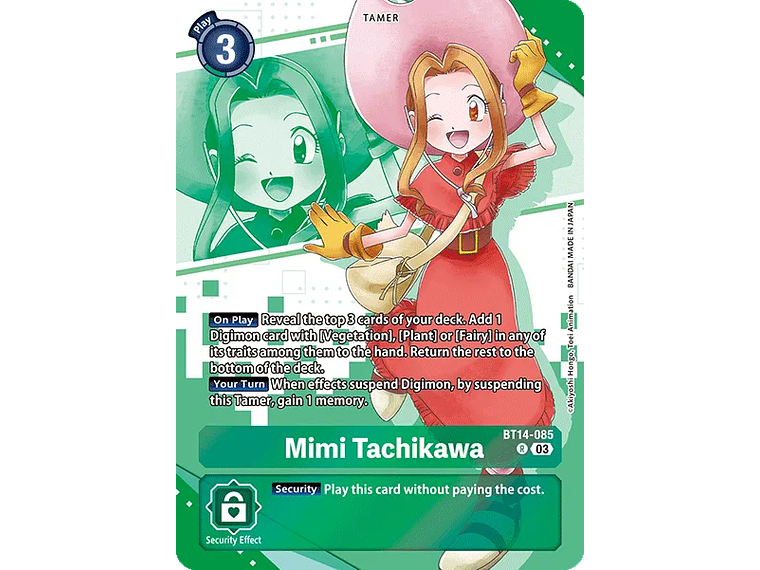 [BT14-085] [Mimi Tachikawa] [Tamer] [Rare] [Alternative Art] [Foil] 1