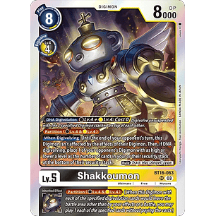 [BT16-063] [Shakkoumon] [Digimon] [Super Rare] [Normal Art] [Foil]