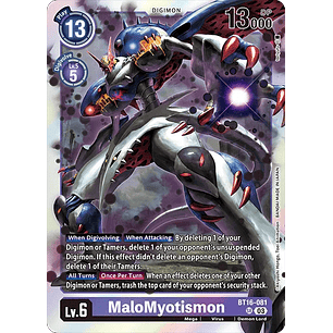 [BT16-081] [MaloMyotismon] [Digimon] [Super Rare] [Normal Art] [Foil]
