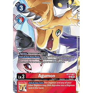 [BT17-007] [Agumon] [Digimon] [Rare] [Alternative Art] [Foil]