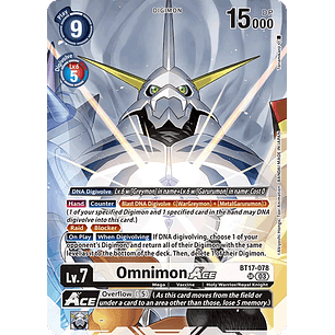 [BT17-078] [Omnimon Ace] [Digimon] [Super Rare] [Alternative Art] [Foil]