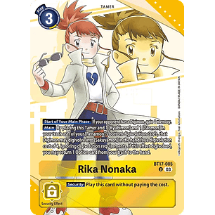 [BT17-085] [Rika Nonaka] [Tamer] [Rare] [Alternative Art] [Foil]