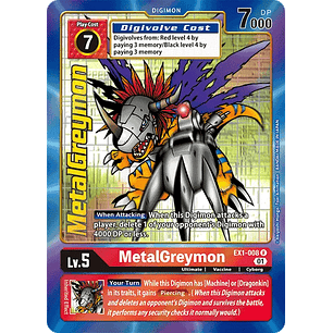 [EX1-008] [MetalGreymon] [Digimon] [Rare] [Alternative Art] [Textured]