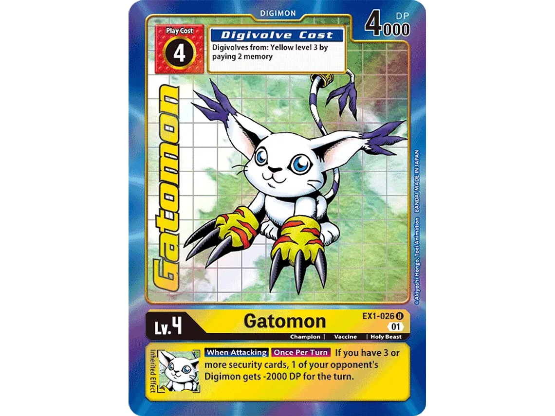 [EX1-026] [Gatomon] [Digimon] [Uncommon] [Alternative Art] [Textured] 1
