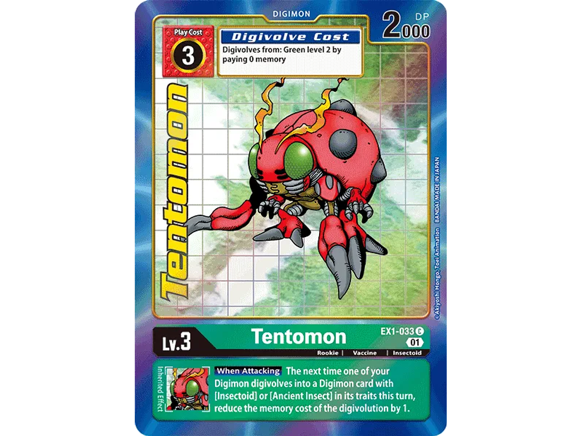 [EX1-033] [Tentomon] [Digimon] [Common] [Alternative Art] [Textured] 1