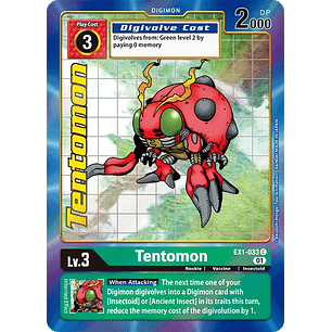 [EX1-033] [Tentomon] [Digimon] [Common] [Alternative Art] [Textured]