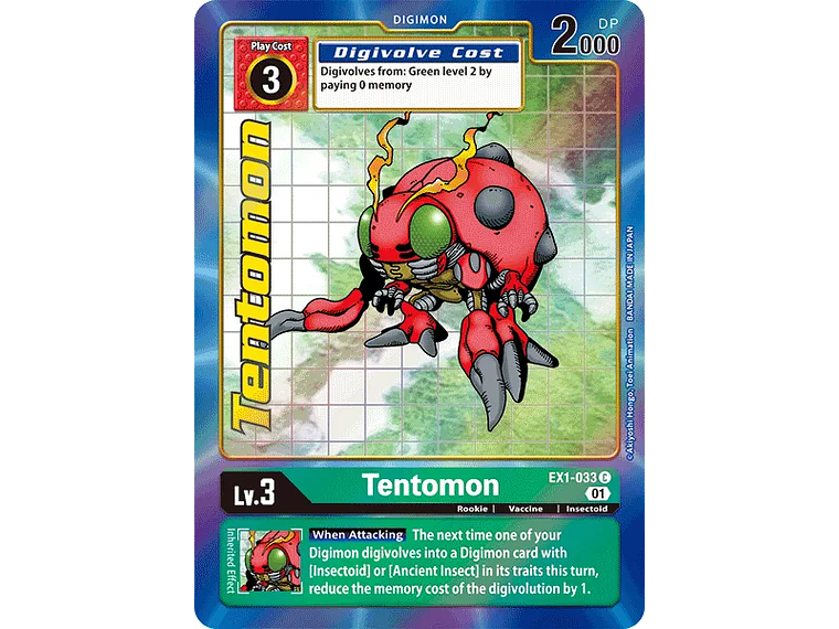[EX1-033] [Tentomon] [Digimon] [Common] [Alternative Art] [Textured] 1