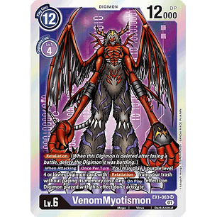 [EX1-063] [VenomMyotismon] [Digimon] [Super Rare] [Normal Art] [Foil]