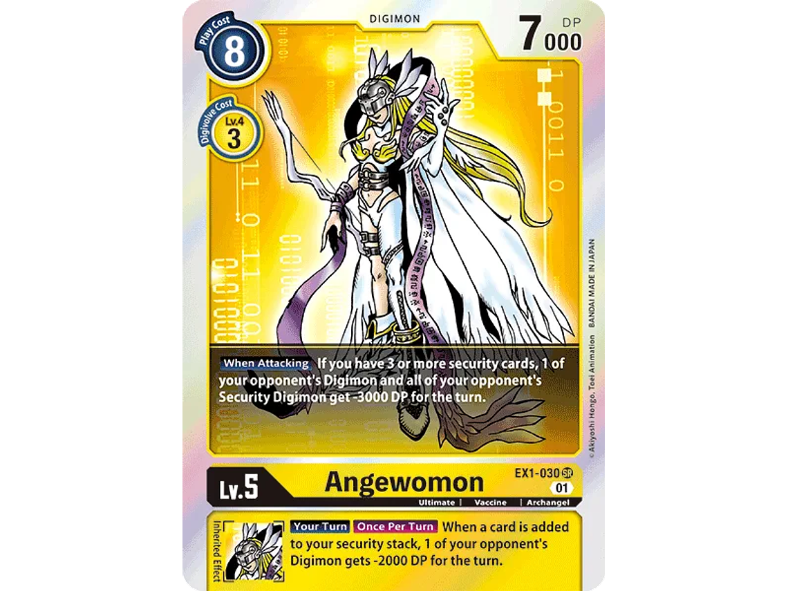 [EX1-030] [Angewomon] [Digimon] [Super Rare] [Normal Art] [Foil] 1