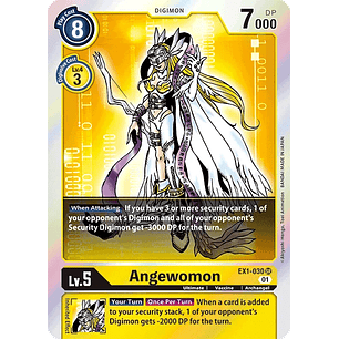 [EX1-030] [Angewomon] [Digimon] [Super Rare] [Normal Art] [Foil]