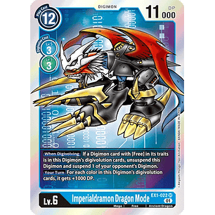[EX1-022] [Imperialdramon Dragon Mode] [Digimon] [Super Rare] [Normal Art] [Foil]