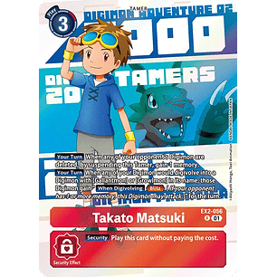 [EX2-056] [Takato Matsuki] [Tamer] [Rare] [Alternative Art] [Foil]