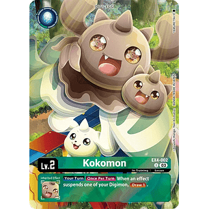 [EX4-002] [Kokomon] [Digimon] [Uncommon] [Full Art] [Foil]