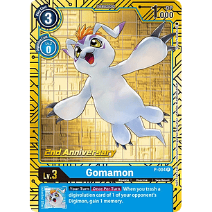 [P-004] [Gomamon] [Digimon] [Promo] [Alternative Art] [Stamp]