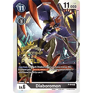 [P-016] [Diaboromon] [Digimon] [Promo] [Alternative Art] [Stamp]