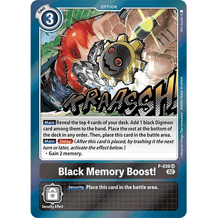 [P-039] [Black Memory Boost!] [Option] [Promo] [Alternative Art] [Textured]