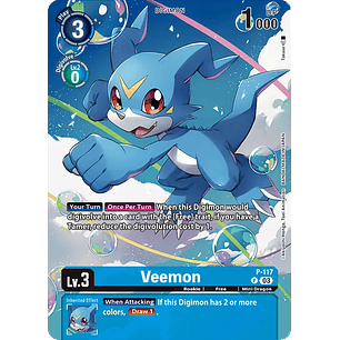 [P-117] [Veemon] [Digimon] [Promo] [Full Art] [Foil]