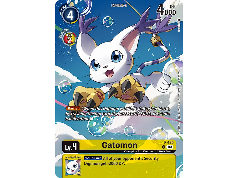 [P-120] [Gatomon] [Digimon] [Promo] [Full Art] [Foil] 1