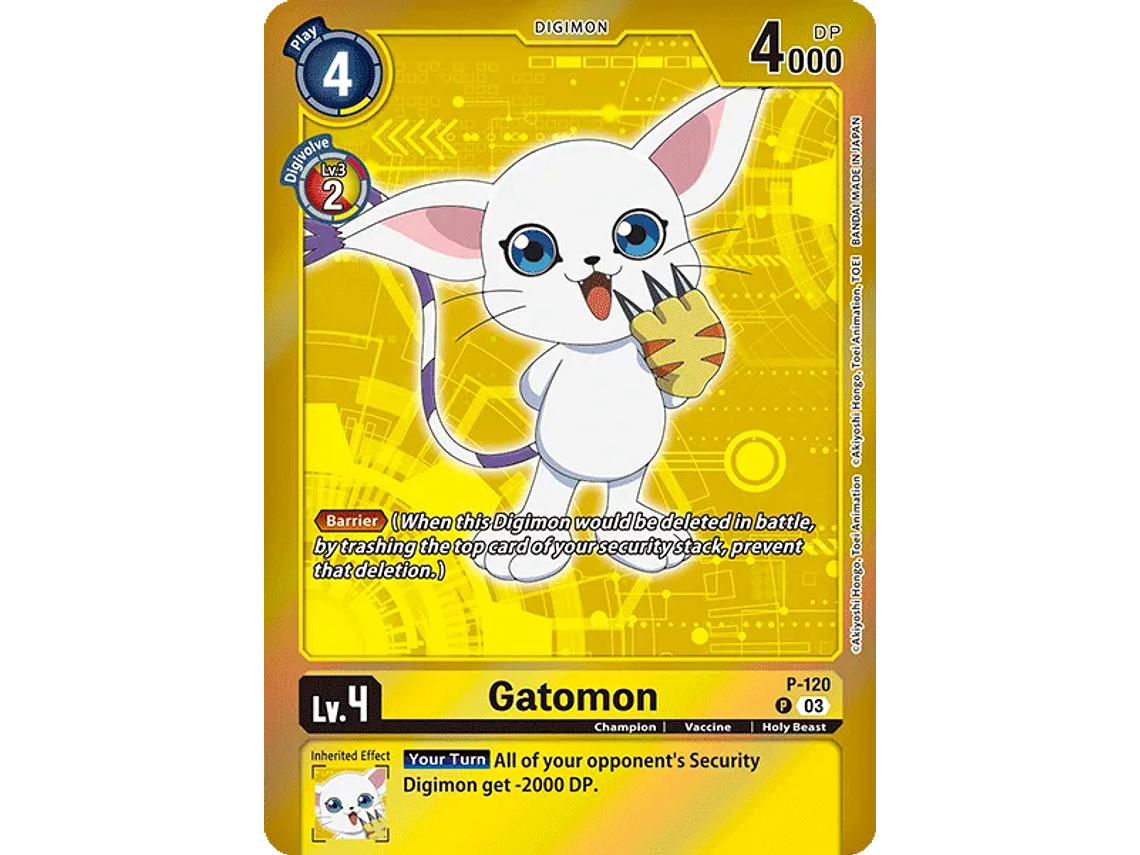 [P-120] [Gatomon] [Digimon] [Promo] [Alternative Art] [Foil] 1