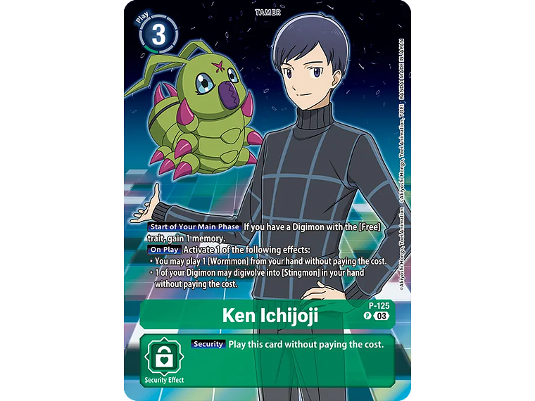 [P-125] [Ken Ichijoji] [Tamer] [Promo] [Alternative Art] [Textured] 1