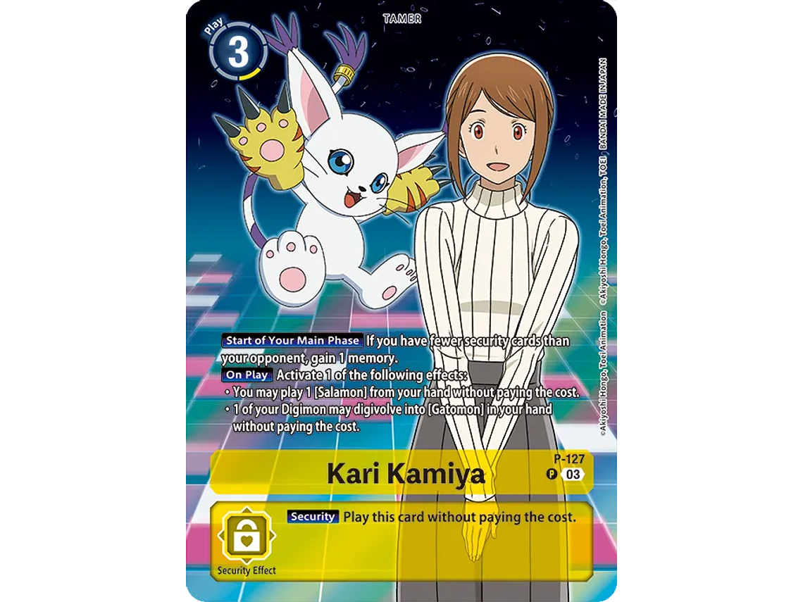 [P-127] [Kari Kamiya] [Tamer] [Promo] [Alternative Art] [Textured] 1
