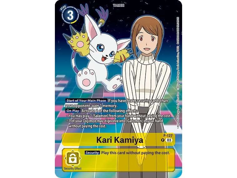[P-127] [Kari Kamiya] [Tamer] [Promo] [Alternative Art] [Textured] 1