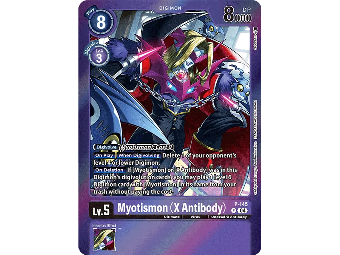 [P-145] [Myotismon (X Antibody)] [Digimon] [Promo] [Alternative Art] [Foil] 1