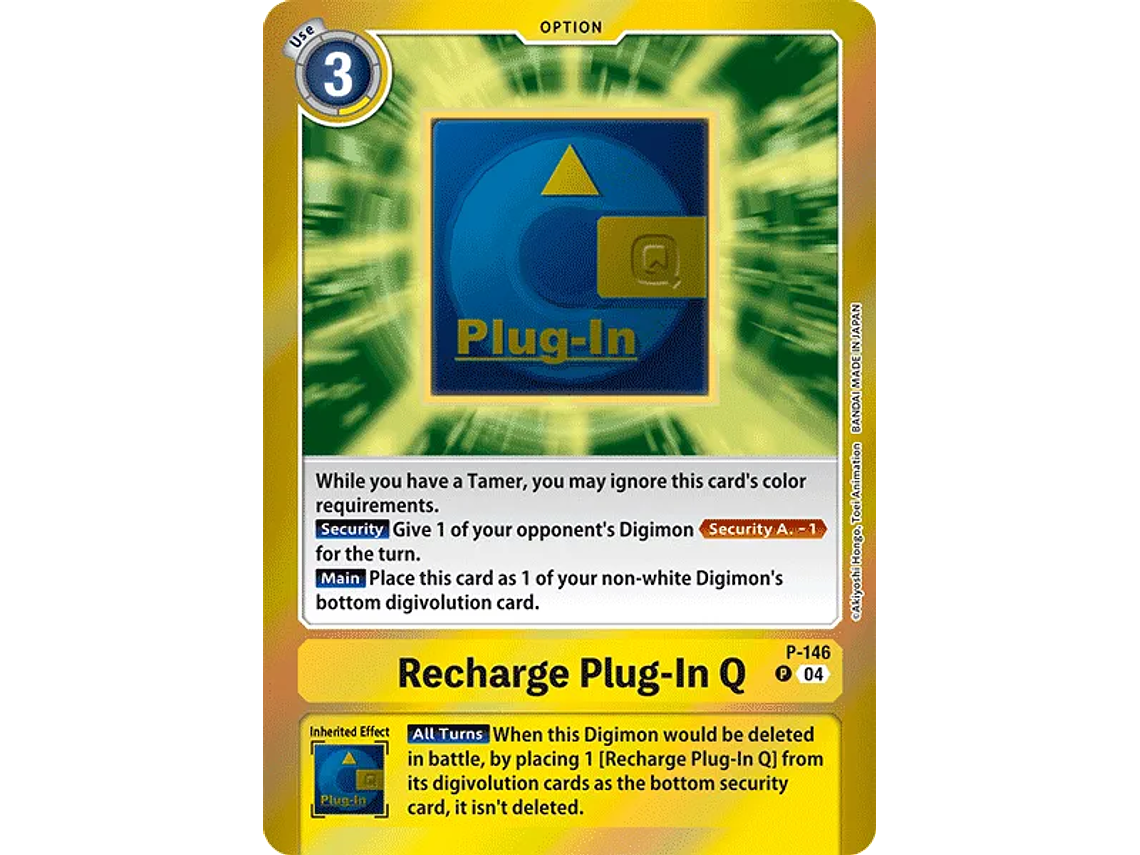 [P-146] [Recharge Plug-In Q] [Option] [Promo] [Alternative Art] [Foil] 1