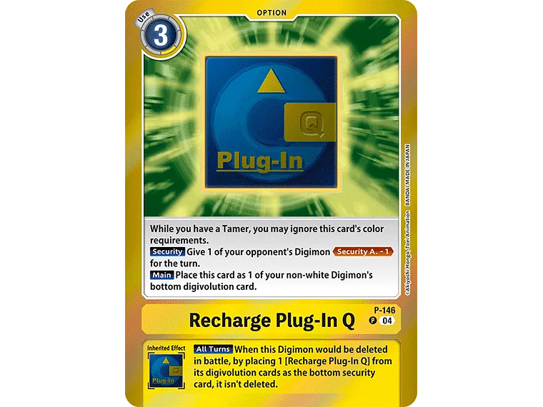 [P-146] [Recharge Plug-In Q] [Option] [Promo] [Alternative Art] [Foil] 1