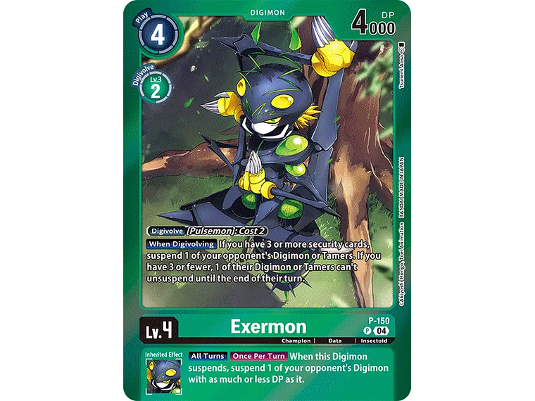 [P-150] [Exermon] [Digimon] [Promo] [Alternative Art] [Foil] 1