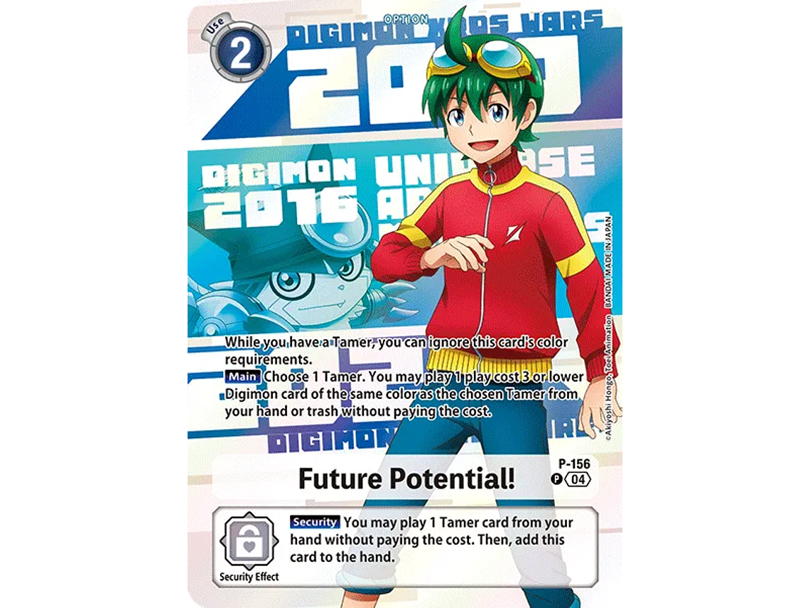 [P-156] [Future Potential!] [Option] [Promo] [Alternative Art] [Foil] 1