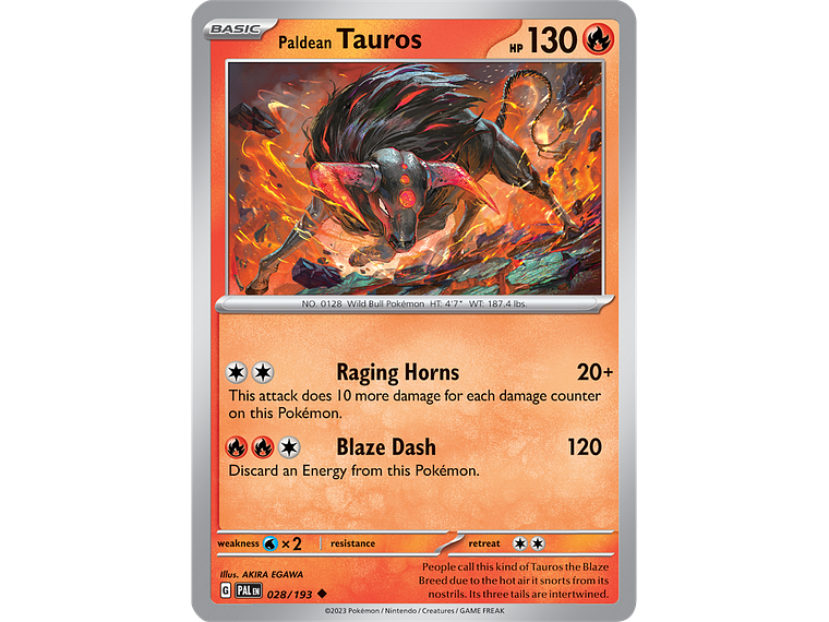 [028/193] [Paldean Tauros] [PAL] 1