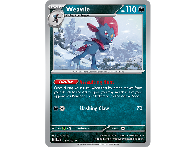[134/193] [Weavile] [PAL] 1