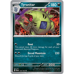 [135/193] [Tyranitar] [PAL]
