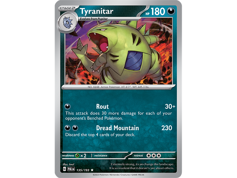 [135/193] [Tyranitar] [PAL] 1