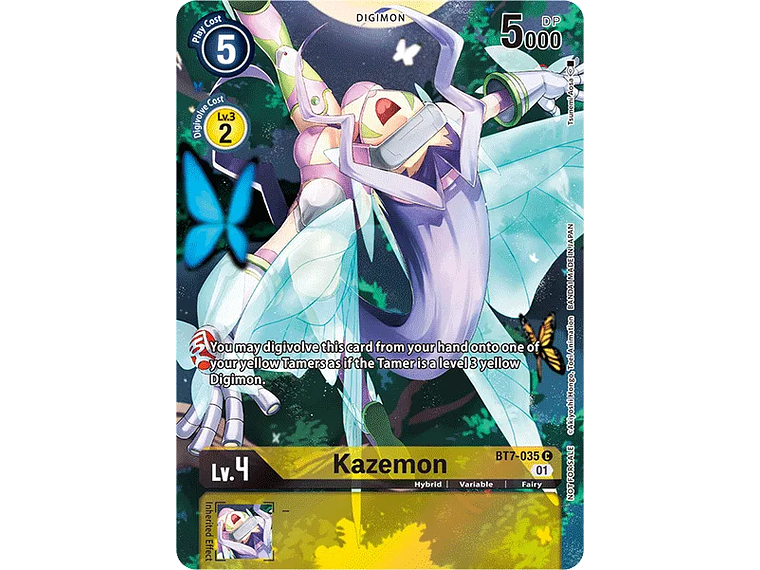 [BT7-035] [Kazemon] [Digimon] [Common] [Alternative Art] [Textured] 1