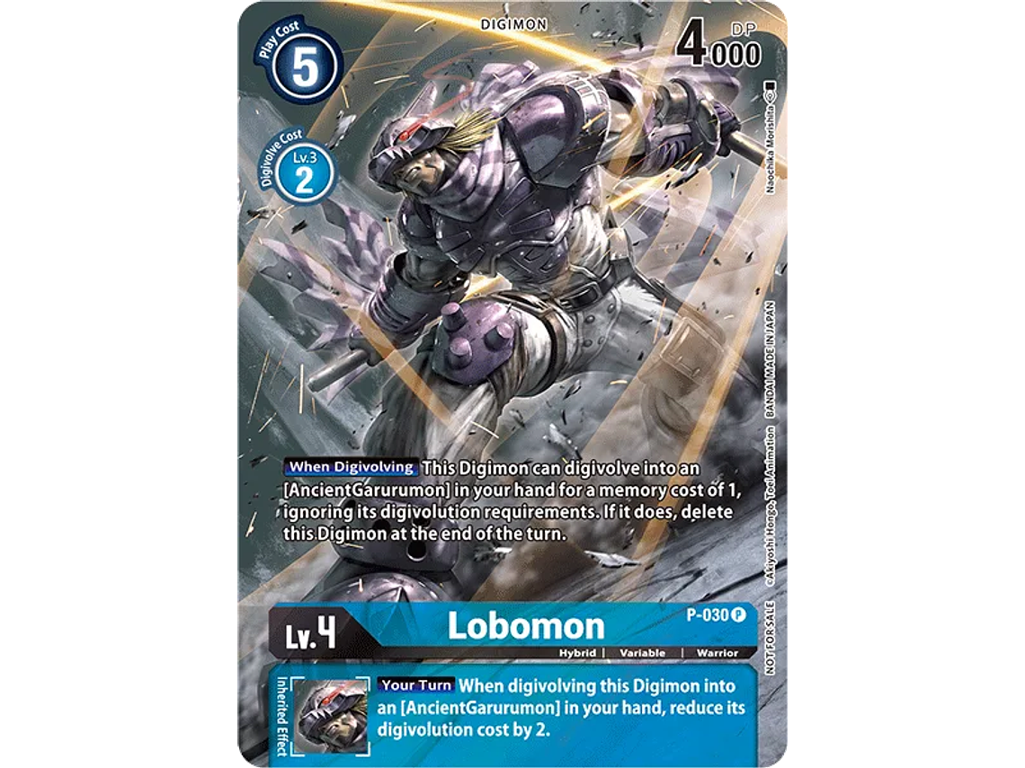 [P-030] [Lobomon] [Digimon] [Promo] [Alternative Art] [Foil] 1