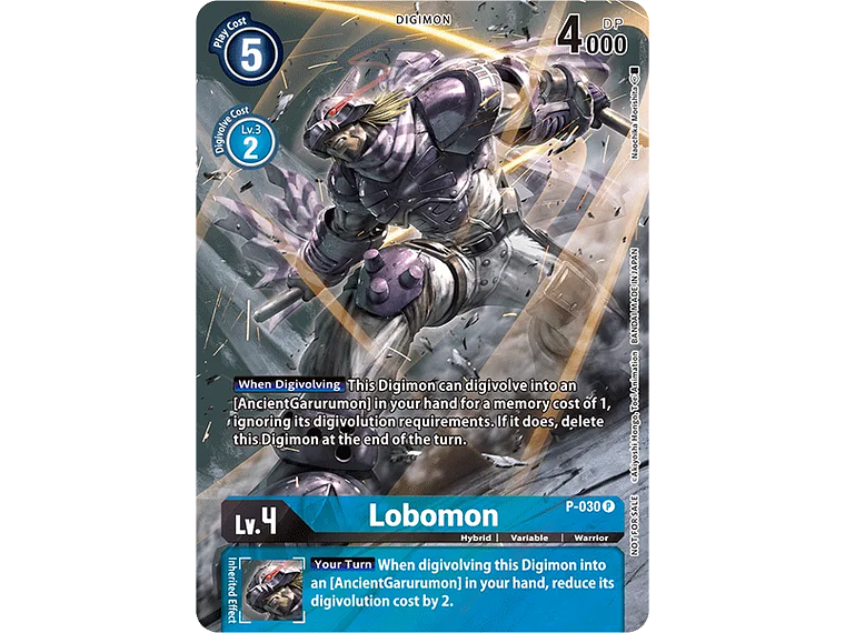 [P-030] [Lobomon] [Digimon] [Promo] [Alternative Art] [Foil] 1