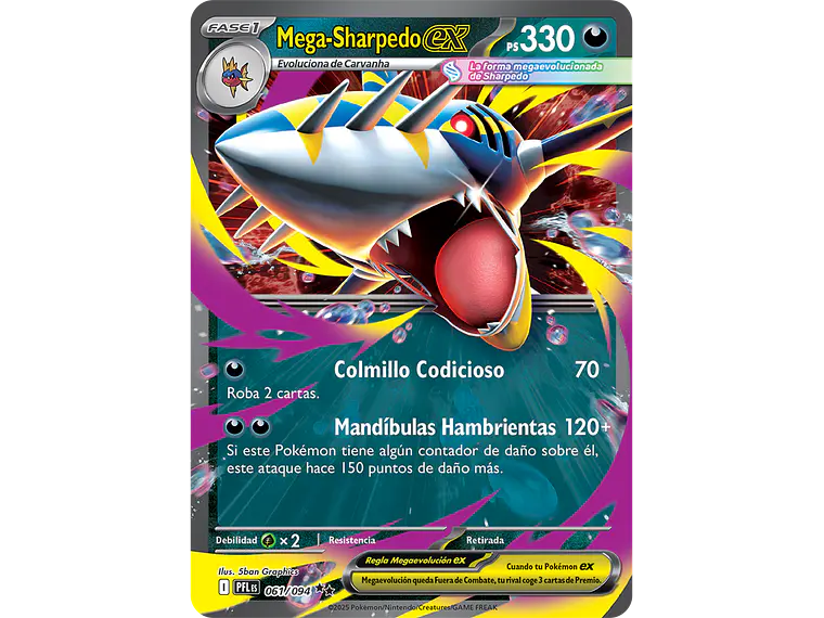 [061/094] [Mega Sharpedo ex] [PFL] 1