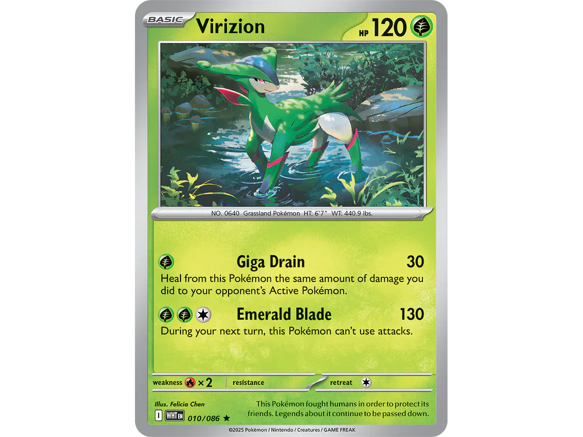 [010/086] [Virizion] [WHT] 1
